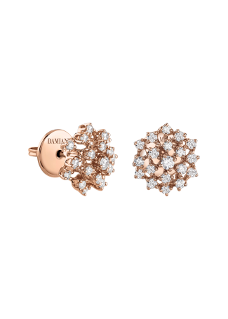 Earrings Damiani Mimosa Rose Gold