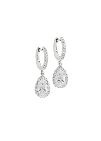 Серьги Crivelli Solitaire crv Белое золото