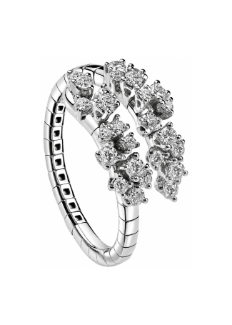 Кольцо Damiani Mimosa Flexi Белое золото