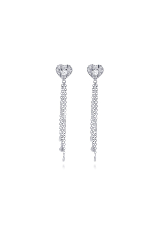 Серьги Damiani Belle Epoque Белое золото