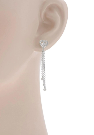 Серьги Damiani Belle Epoque Белое золото