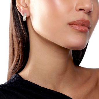 Серьги Damiani Belle Epoque Белое золото