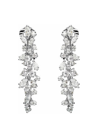Earrings Damiani Mimosa White Gold