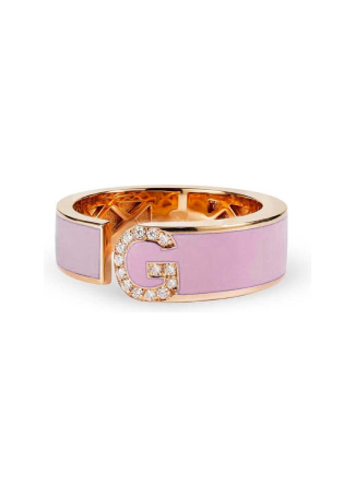 RF Enamel Ring Rose Gold