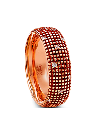 Кольцо Damiani Metropolitan Розовое золото