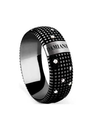 Кольцо Damiani Metropolitan Черное золото