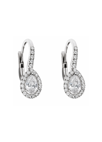 Серьги Damiani Classic- Forme Белое золото