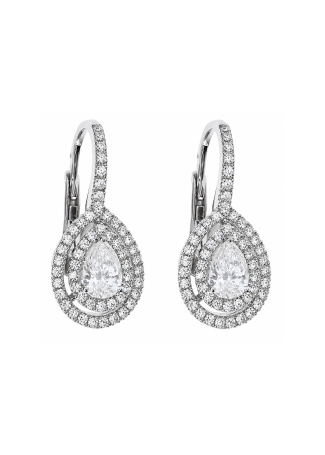 Серьги Damiani Classic- Forme Белое золото