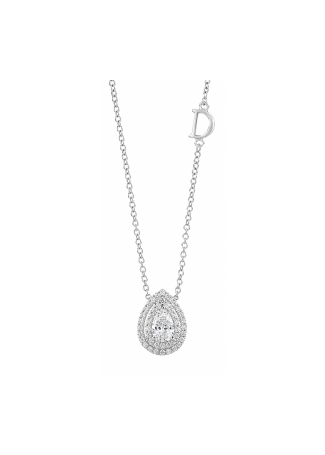 Колье Damiani Classic- Forme Белое золото