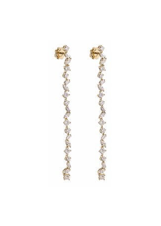 Сырға Damiani Fantasy Cut Сары алтын