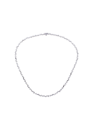 Колье Damiani Fantasy Cut Белое золото