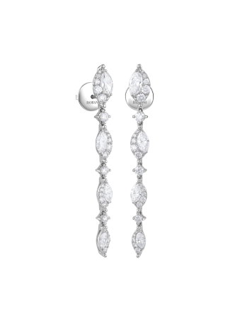 Сырға Damiani Emozioni d Ақ алтын, Сары алтын