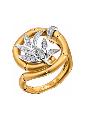 Ring CarreraYCarrera Bamboo Yellow Gold