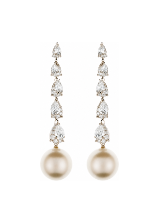 Сырға Damiani Emozioni d Ақ алтын, Сары алтын