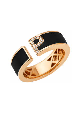 Сақина RF Enamel Қызғылт алтын