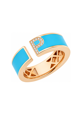 Сақина RF Enamel Қызғылт алтын