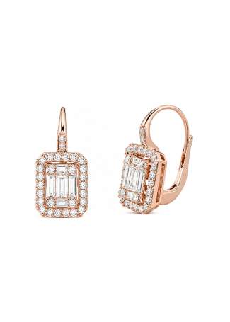 Серьги Crivelli Design Розовое золото