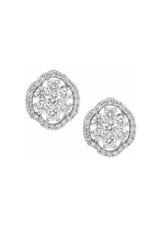 Серьги Crivelli Design Белое золото