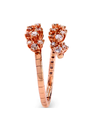 Кольцо Damiani Mimosa Flexi Розовое золото