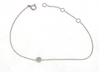 Браслет Crivelli Chain bracelet Белое золото