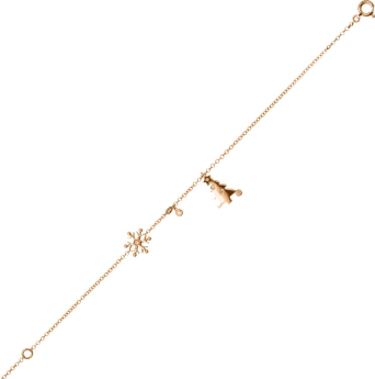 Браслет Crivelli Chain bracelet Розовое золото