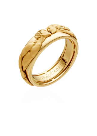 Кольцо CarreraYCarrera New Promesa Желтое золото