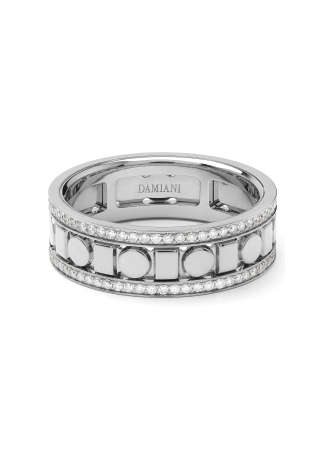 Кольцо Damiani Belle Epoque Reel Белое золото