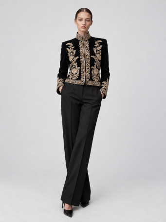 Куртке Zardozi Takshila Couture Бархат