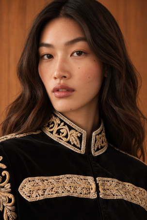 Jacket Zardozi Takshila Couture Velvet