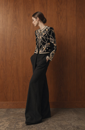 Jacket Zardozi Takshila Couture Velvet