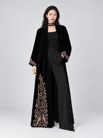 Bathrobe Zardozi Takshila Couture Velvet