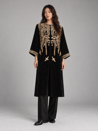 Халат Zardozi Takshila Couture Бархат