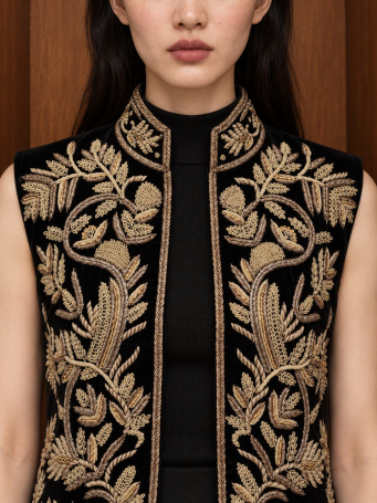 Жилет Zardozi Takshila Couture Бархат