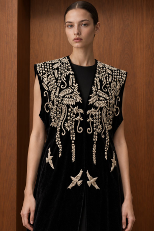Жилет Zardozi Takshila Couture Бархат