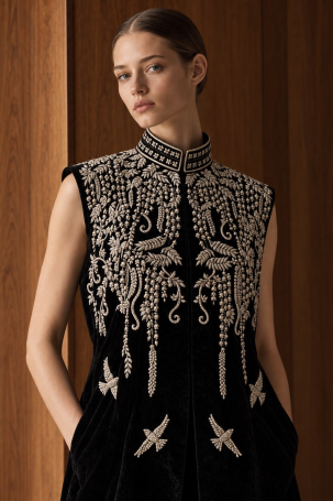 Жилет Zardozi Takshila Couture Бархат