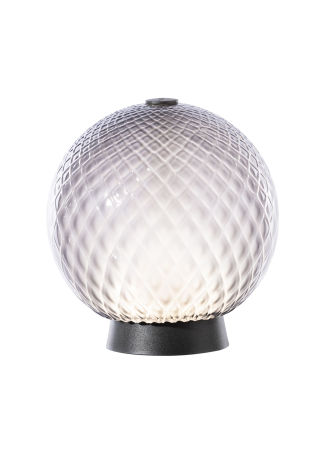 Venini Светильник Venini Balloton Luce Муранское стекло Серый/Черный 19х17.5