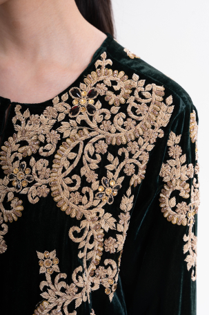 Халат Zardozi Baroque Бархат