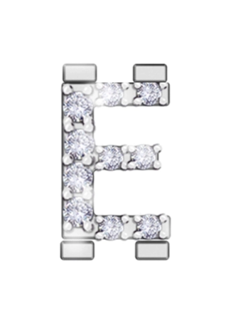 Letter RF Iconic motion White Gold