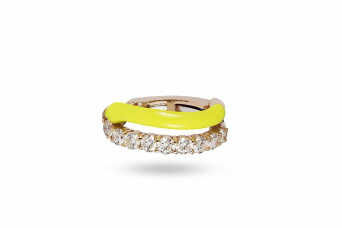 Кафф RF Enamel Розовое золото