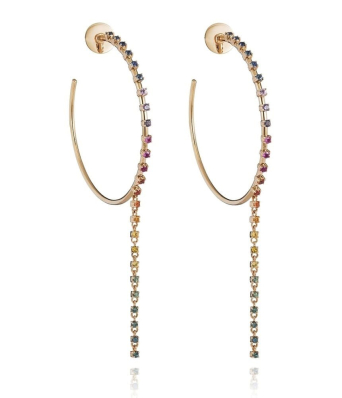 Серьги RF Rainbow Розовое золото
