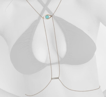 Body Chain RF Body Jewelry Розовое золото