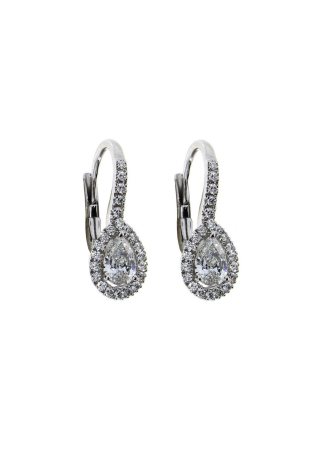 Серьги Damiani Classic- Forme Белое золото