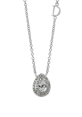Колье Damiani Classic- Forme Белое золото