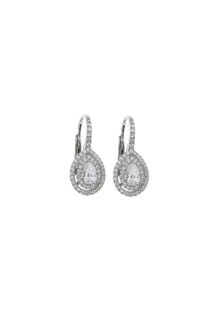 Серьги Damiani Classic- Forme Белое золото