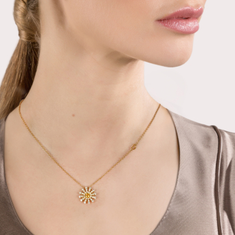 Колье Damiani Margherita Желтое золото