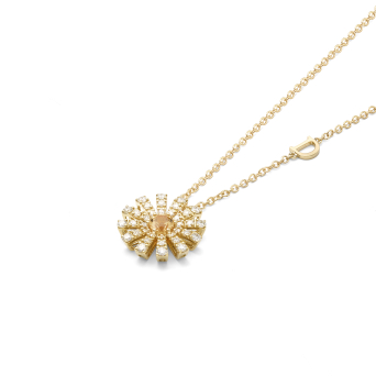 Колье Damiani Margherita Желтое золото
