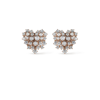 Серьги Damiani Mimosa Розовое золото