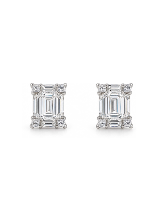 Серьги Crivelli Studs crv Белое золото