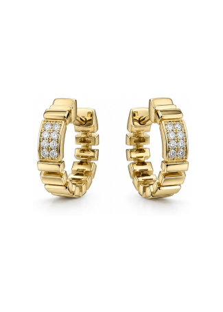 Серьги Crivelli Design Желтое золото