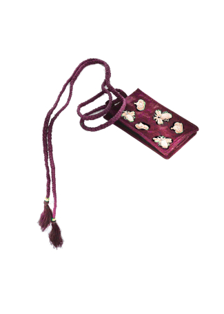 Маленькая сумочка Zardozi Pouch Бархат